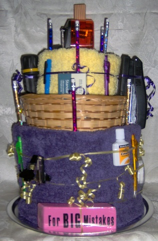 Dorm or Office Towel Cake